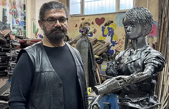 Elazığlı sanatçı Gazzeli çocukların  dramına dikkat çekti