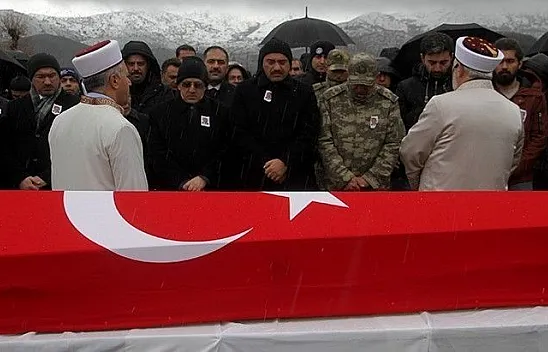 Elazığlı şehit Turan, son yolculuğuna uğurlandı