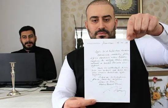 Erdoğan'ın gönderdiği mektup 22 yıl sonra ortaya çıktı