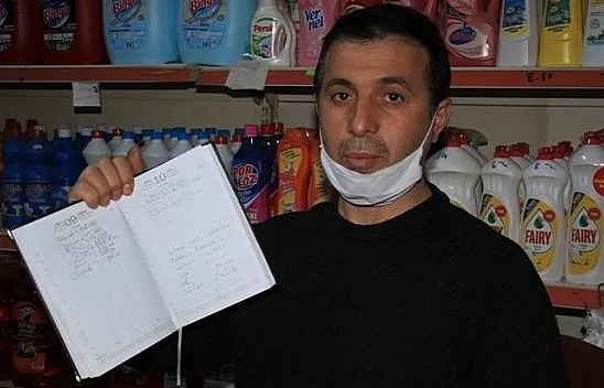 Gizli hayırsever bakkal bakkal gezip 15 bin TL'lik borç ödedi