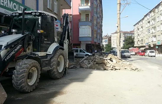 Kaldırım çalışmasında adaletsizlik!