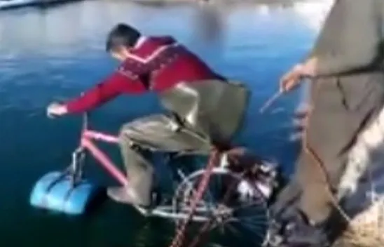 Bu görüntüler izleyenlere kahkaha attırıyor