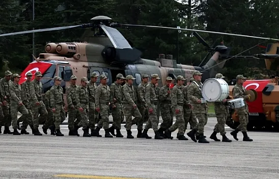 Engellilerin bir günlük temsili askerlik heyecanı
