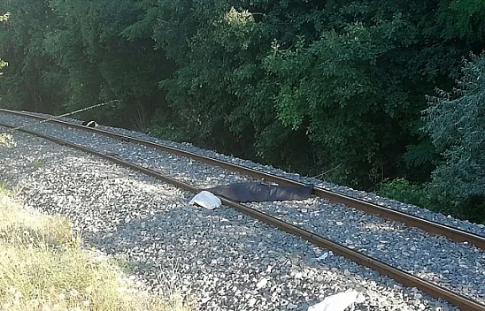 Elazığ'da trenin çarptığı kişi öldü