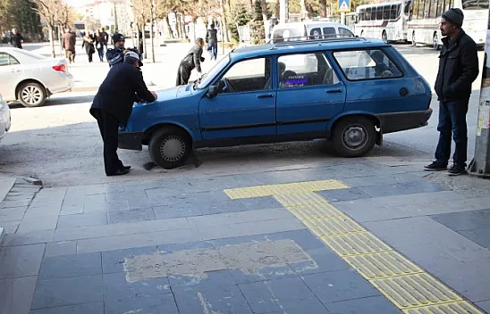 Kaldırım ve yol ihlallerine büyük ceza