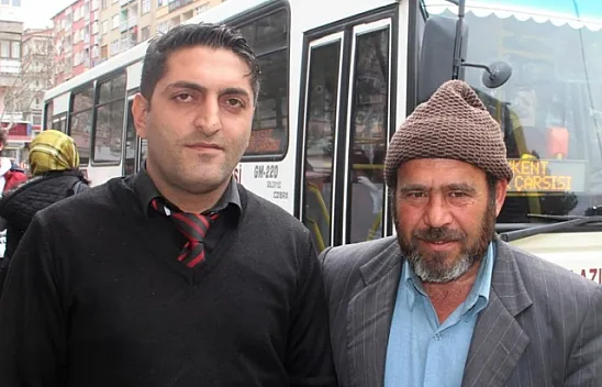 Hayatını kurtaran şoföre jest