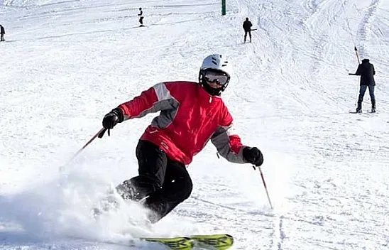 Kayak severler Hazarbaya'ya akın etti