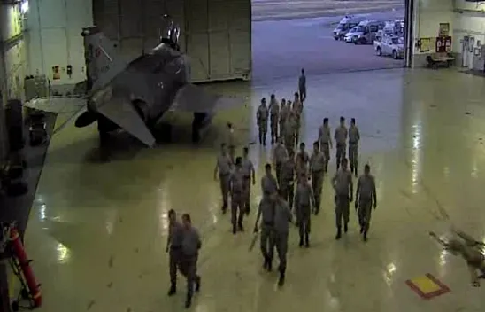 Darbe girişimi sırasında askeri üste yaşananlar güvenlik kamerasında