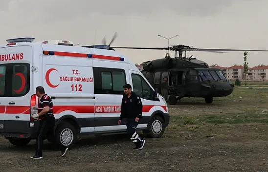 Mantar toplamaya giden genç mayına bastı