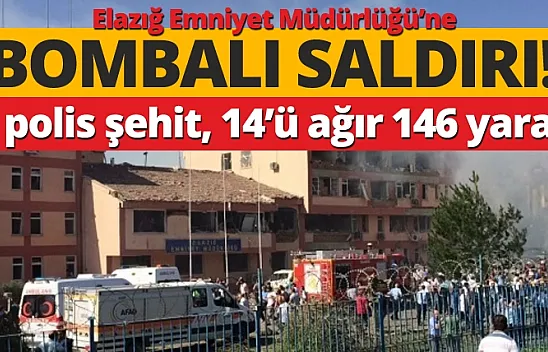 Elazığ'da Hain Saldırı: 3 şehit, 146 yaralı!