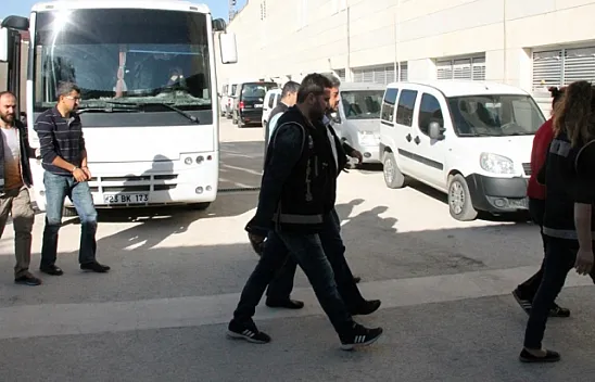 18 polis adliyeye sevk edildi