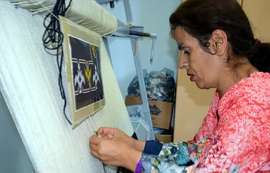 Cumhurbaşkanı Erdoğan için seccade işledi