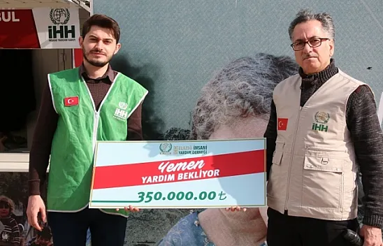 İHH'dan Yemen'e '350 Bin TL yardım'