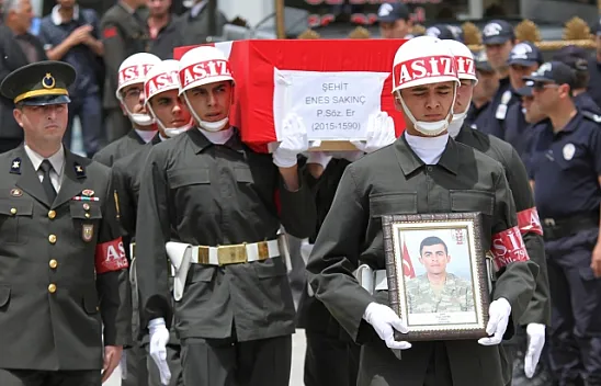 Elazığlı şehit, son yolculuğuna uğurlandı