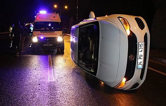 Güney Çevre Yolu'nda kaza
