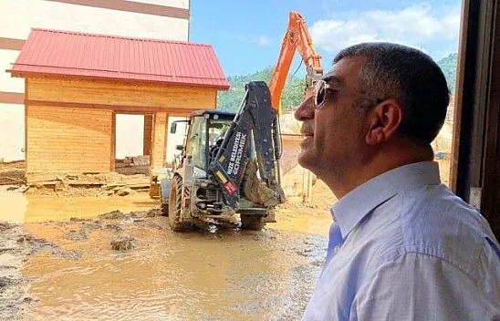 Gürsel Erol Rize'de incelemelerde bulundu