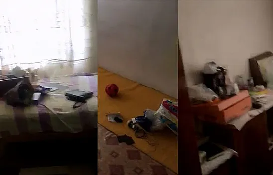 Hırsızlar evi talan etti