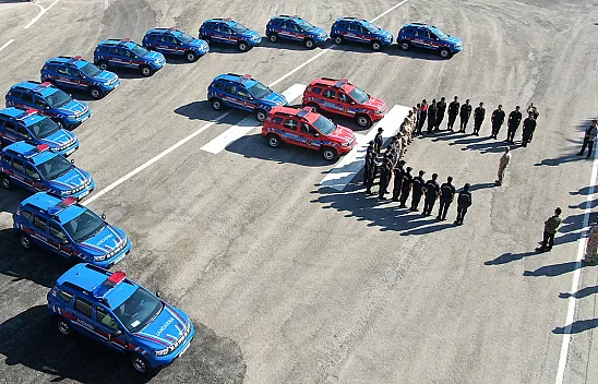 İl Jandarma Komutanlığı'na yeni araçlar