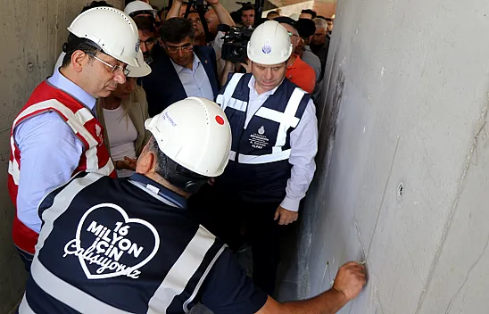İmamoğlu, Elazığ'da İBB'nin yaptırdığı okulun inşaatını inceledi