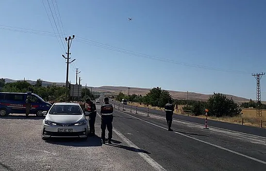 Jandarma'dan drone destekli trafik uygulaması