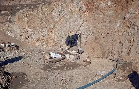 Kaçak kazı yapan şahıs  suç üstü yakalandı