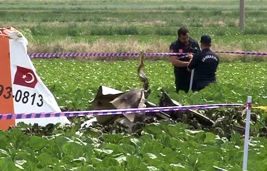 Kayseri'de eğitim uçağı düştü