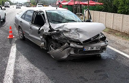 Keban yolunda zincirleme kaza