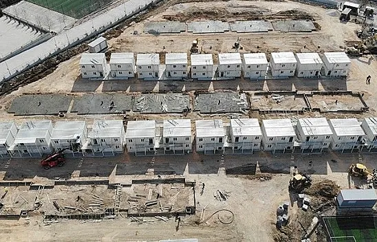 Konteyner kent çalışmalarında son aşamaya gelindi