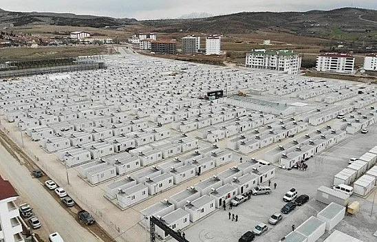 Konteyner kentlerde 3 bin 500 kişi yaşamaya başladı