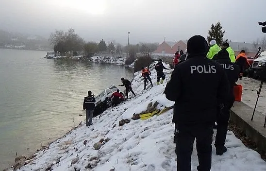 Malatya'da gölette can pazarı