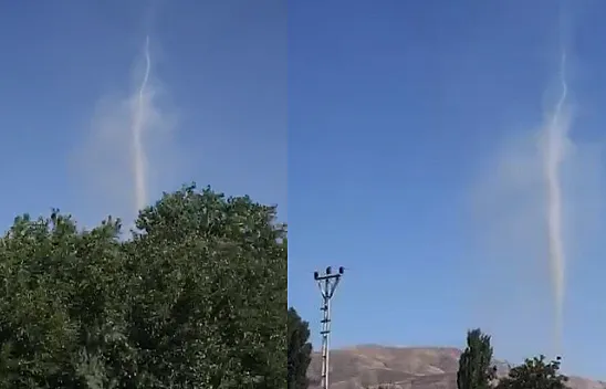 Mini hortum korkuttu!