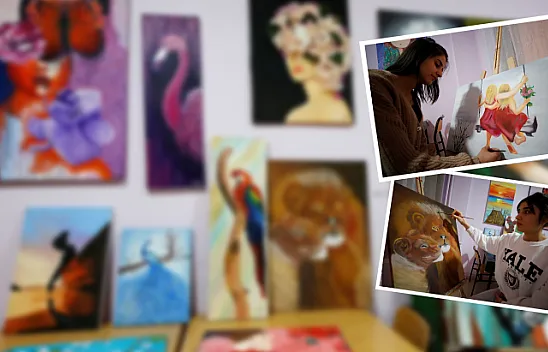 Öğrenciler sanatla buluşuyor