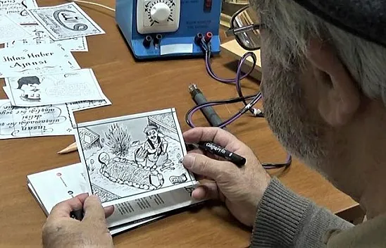 Ömrünü karikatüre adadı
