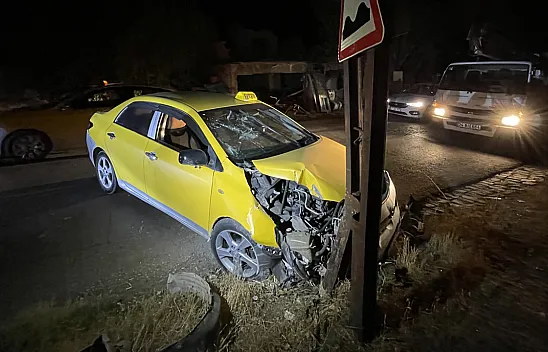 Otomobil yayaya çarptı