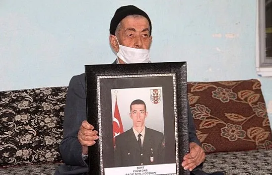 Şehit babasından, 'Milli Dayanışma' kampanyasına destek