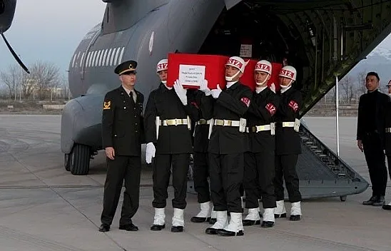 Şehit Coşkun'un naaşı memleketi Elazığ'a getirildi