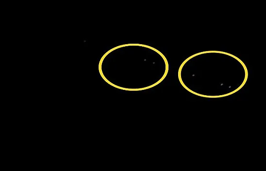 Starlink uyduları  zincir şekilde görüldü