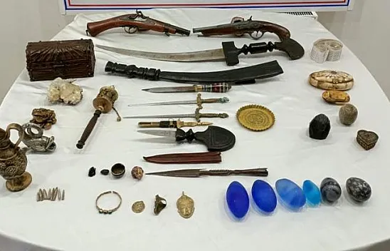 Tarihi eser kaçakçılarına geçit verilmedi