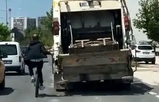 Tehlikeli yolculuk kameralara yansıdı