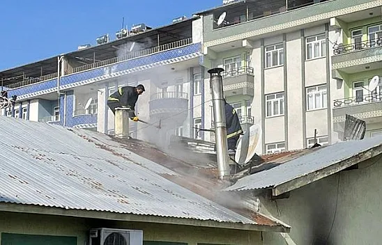 Toplum Sağlığı Merkezinde yangın çıktı
