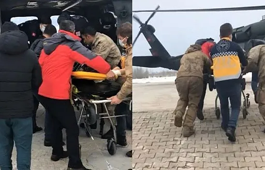 Yaralı vatandaşın imdadına Mehmetçik yetişti