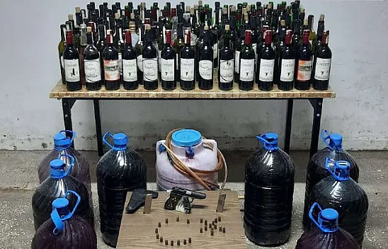 Yılbaşı öncesi Jandarmadan sahte içki operasyonu