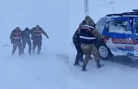 Donmak üzere olan şahıs kurtarıldı