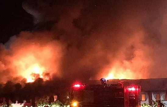 Elazığ'da büyük yangın!