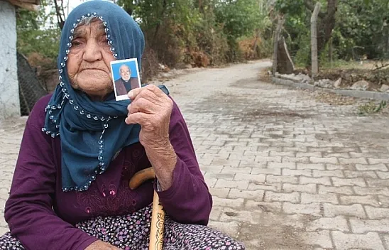Güllü nine, 21 aydır kayıp eşinin yolunu gözlüyor