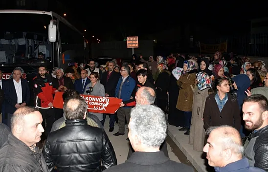 'Vicdan Konvoyu'na Elazığ'dan destek