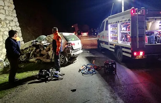 Feci kazadan ilk görüntüler