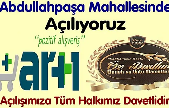 Artı Market açılıyor