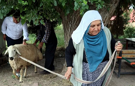 Bayram ikramiyesiyle aldığı kurbanı Erdoğan kazanınca kesti