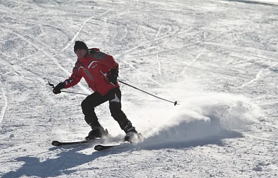 Hazarbaba'da kayak sezonu açıldı